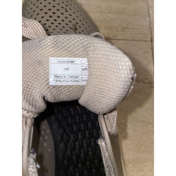 CROCS SNEAKER‎ LiteRide Pacer 204967 Summer Shoes Comfort Breathable M8 Tan - Picture 5 of 6